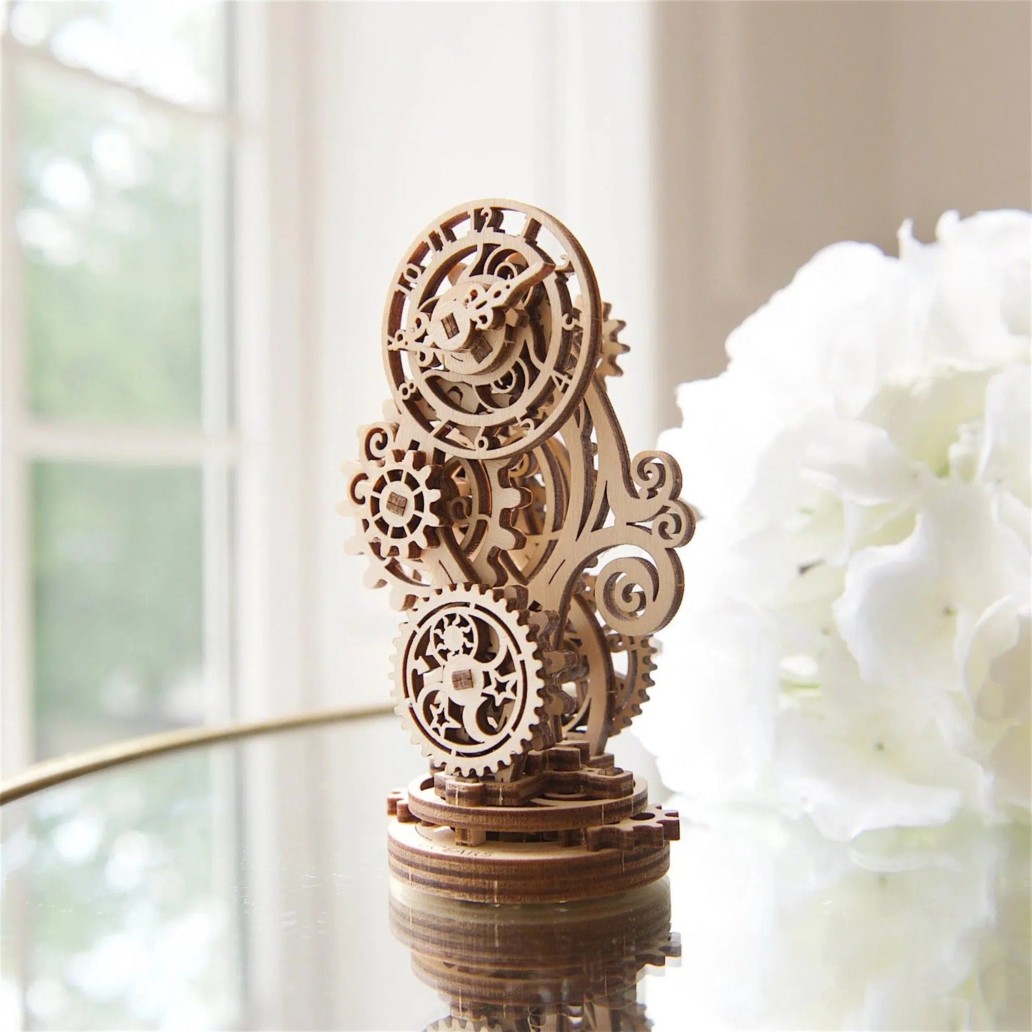 Steampunk Clock 3D Wood Model Kit UGEARS