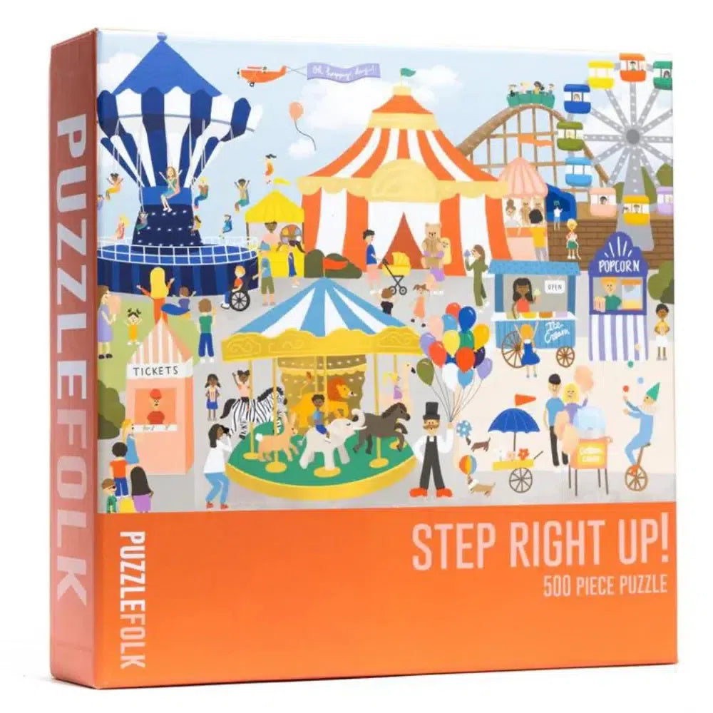 Step Right Up! 500 Piece Jigsaw Puzzle PuzzleFolk