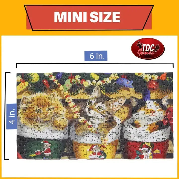 Stocking Stuffers 234 Piece "World's Smallest" Jigsaw Puzzle TDC