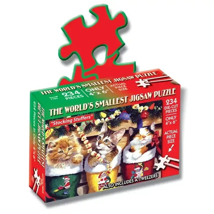 Stocking Stuffers 234 Piece "World's Smallest" Jigsaw Puzzle TDC