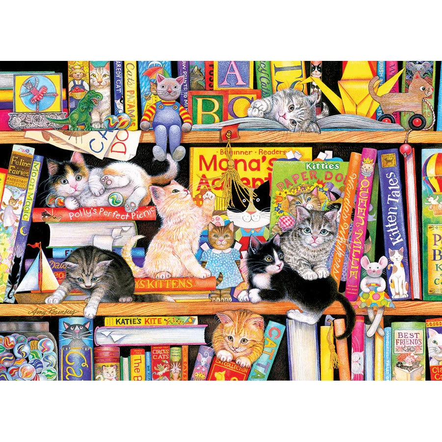 Storytime Kittens 350 Piece Family Jigsaw Puzzle Cobble Hill