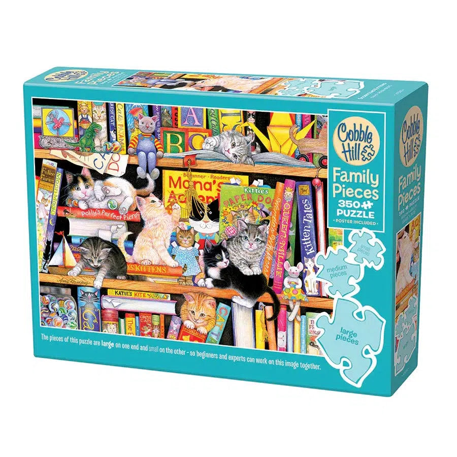 Storytime Kittens 350 Piece Family Jigsaw Puzzle Cobble Hill