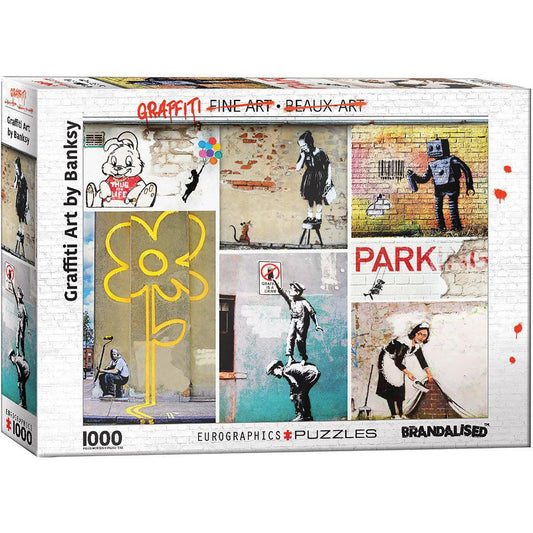 Street Art by Banksy 1000 Piece Jigsaw Puzzle Eurographics