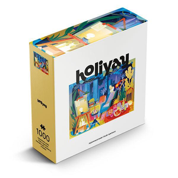 Studio Apartment 1000 Piece Jigsaw Puzzle Holiyay