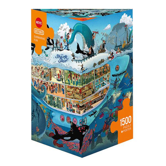 Submarine Fun 1500 Piece Jigsaw Puzzle Heye