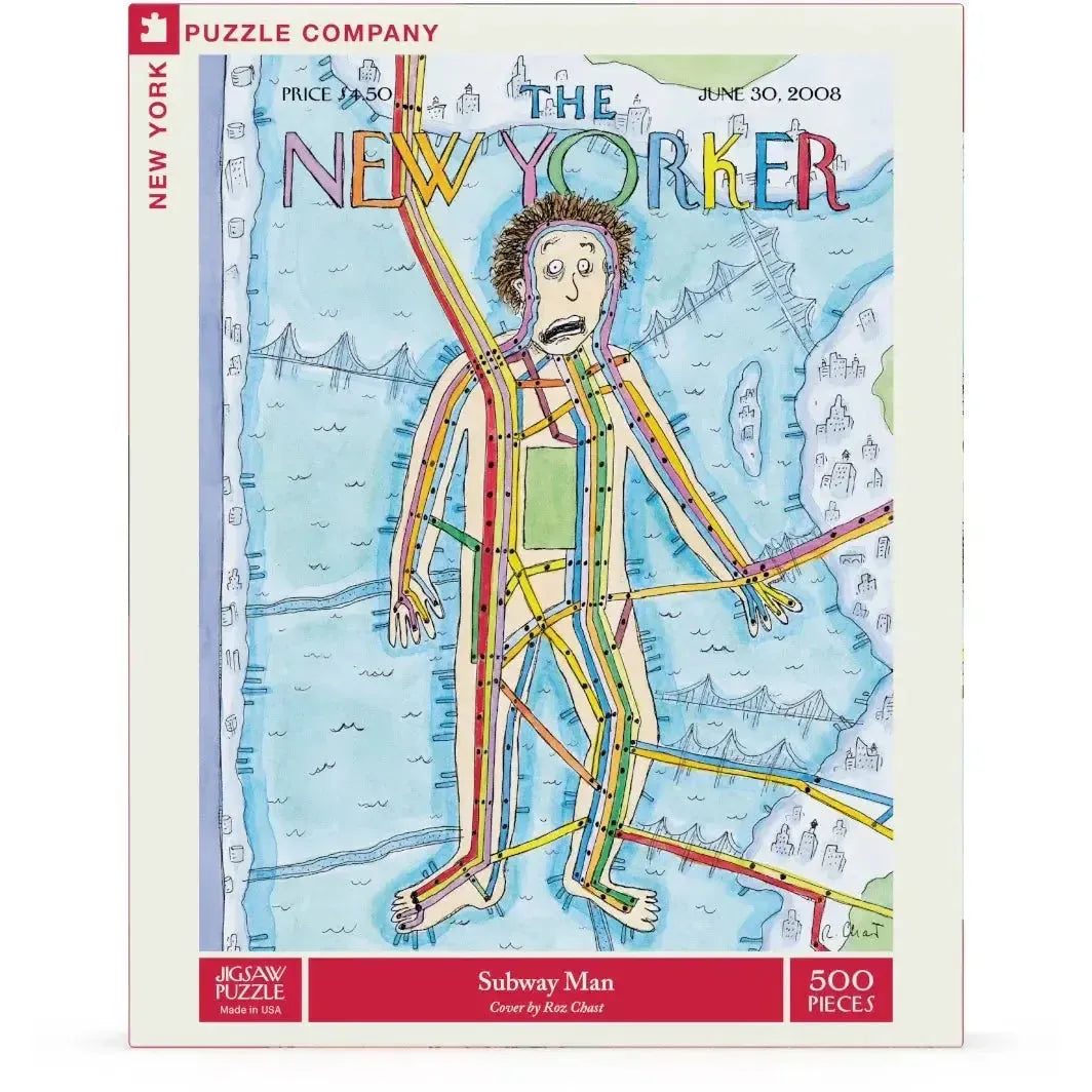 Subway Man 500 Piece Jigsaw Puzzle NYPC