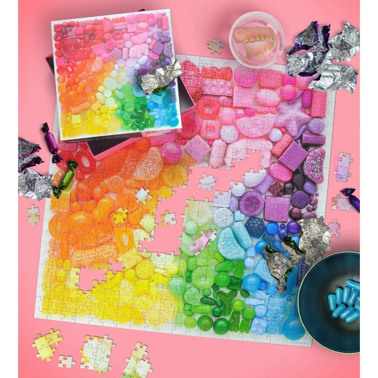 Sugar Spectrum 500 Piece Jigsaw Puzzle Fred