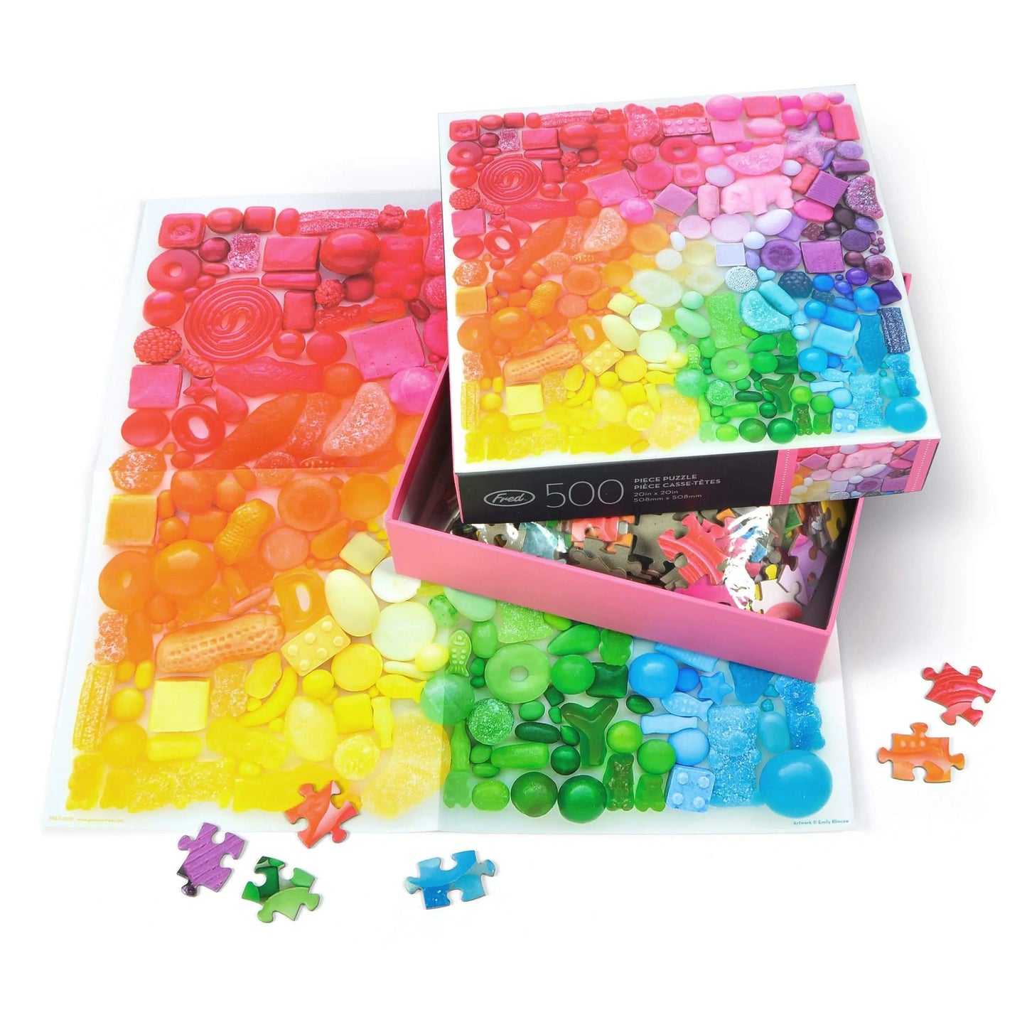 Sugar Spectrum 500 Piece Jigsaw Puzzle Fred