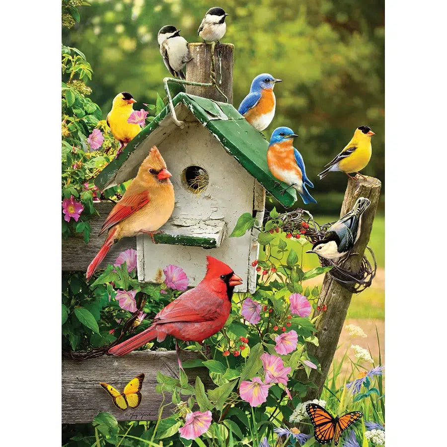 Summer Birdhouse 500 Piece Jigsaw Puzzle Cobble Hill