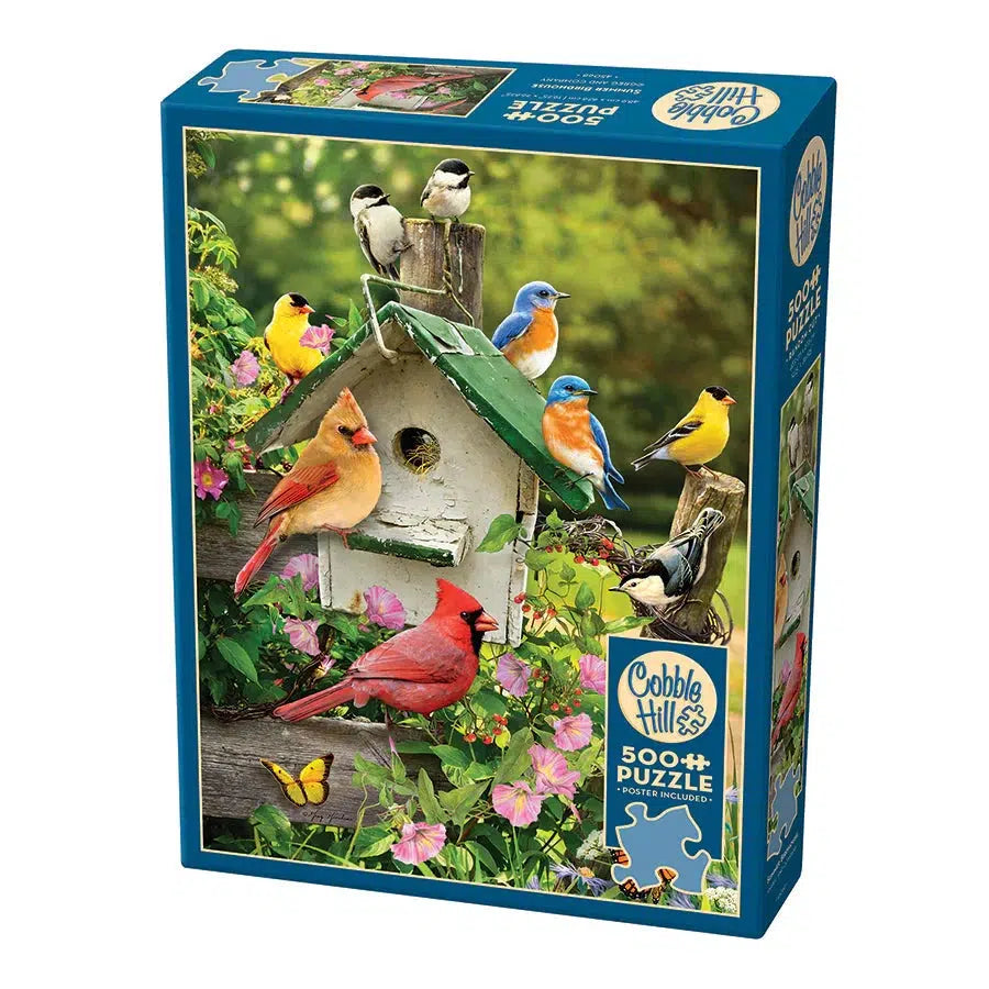 Summer Birdhouse 500 Piece Jigsaw Puzzle Cobble Hill