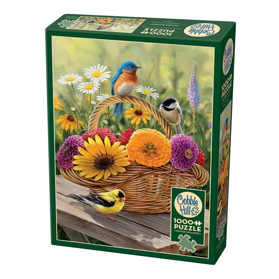 Summer Bouquet 1000 Piece Jigsaw Puzzle Cobble Hill