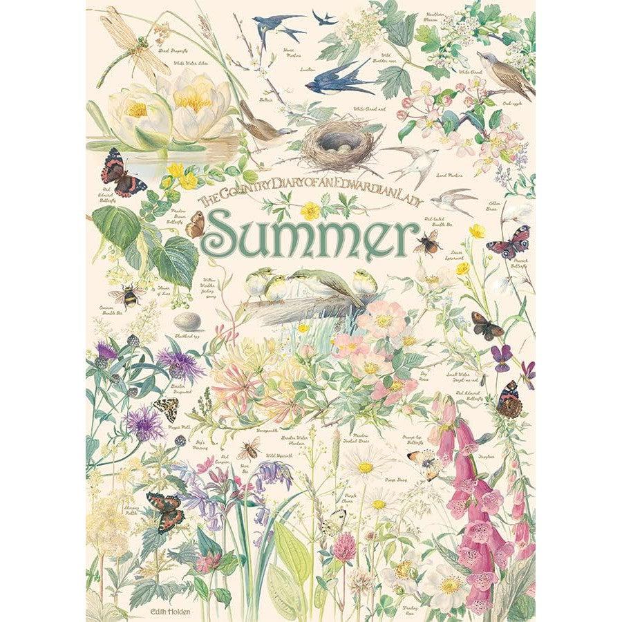 Summer Country Diary 1000 Piece Jigsaw Puzzle Cobble Hill