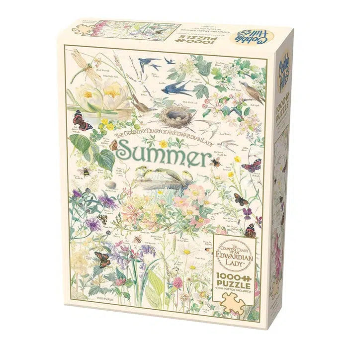 Summer Country Diary 1000 Piece Jigsaw Puzzle Cobble Hill