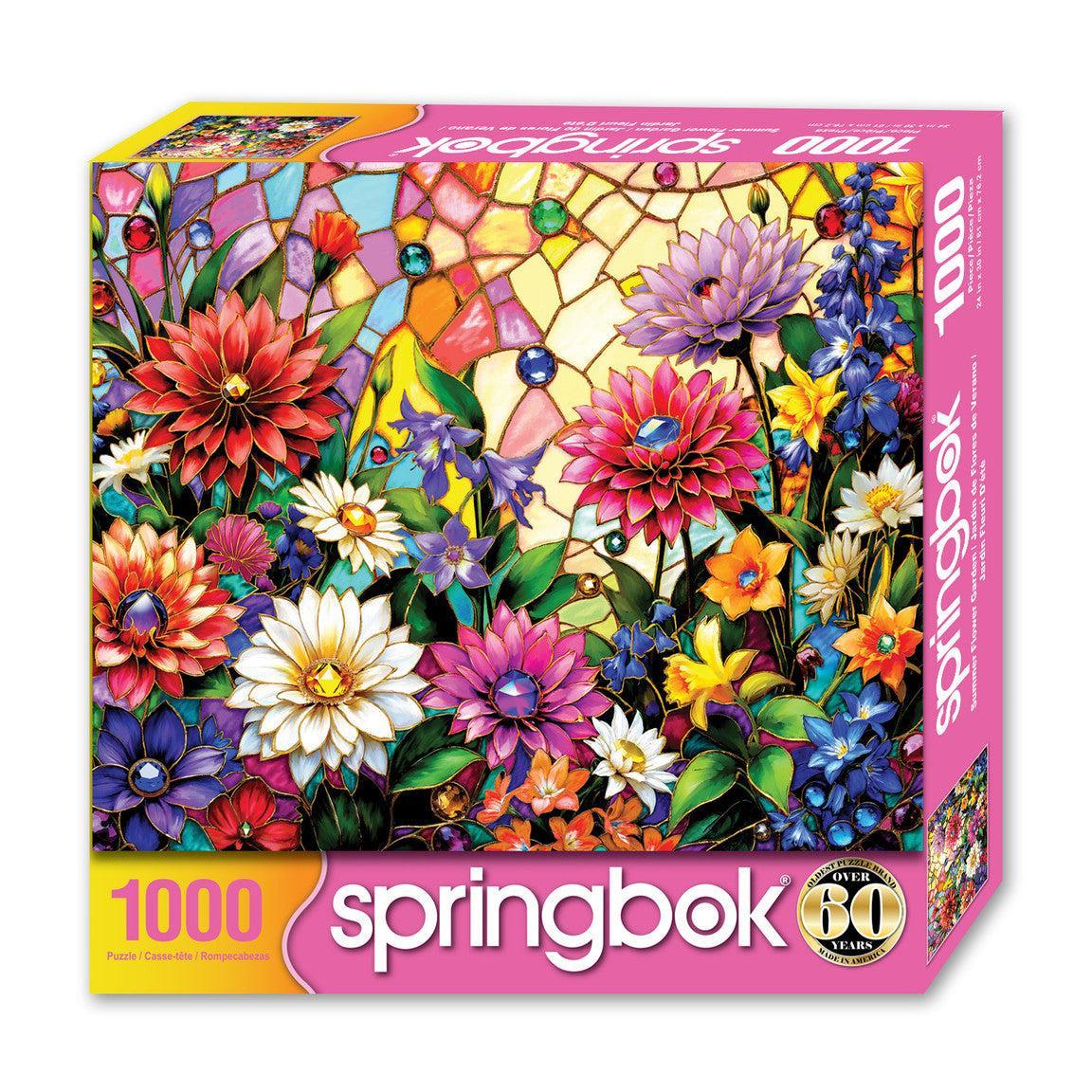 Summer Flower Garden 1000 Piece Jigsaw Puzzle Springbok