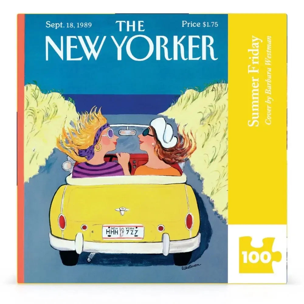 Summer Friday The New Yorker 100 Piece Mini Jigsaw Puzzle NYPC