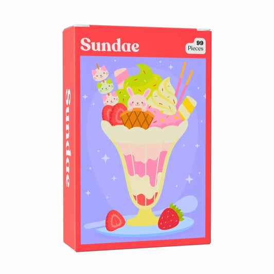Sundae 99 Piece Mini Jigsaw Puzzle Puzzledly