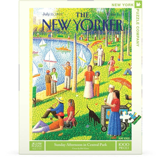 Sunday Afternoon in Central Park 1000 Piece Jigsaw Puzzle NYPC