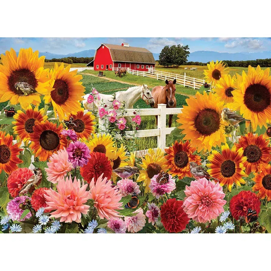 Sunflower Farm 1000 Piece Jigsaw Puzzle Cobble Hill