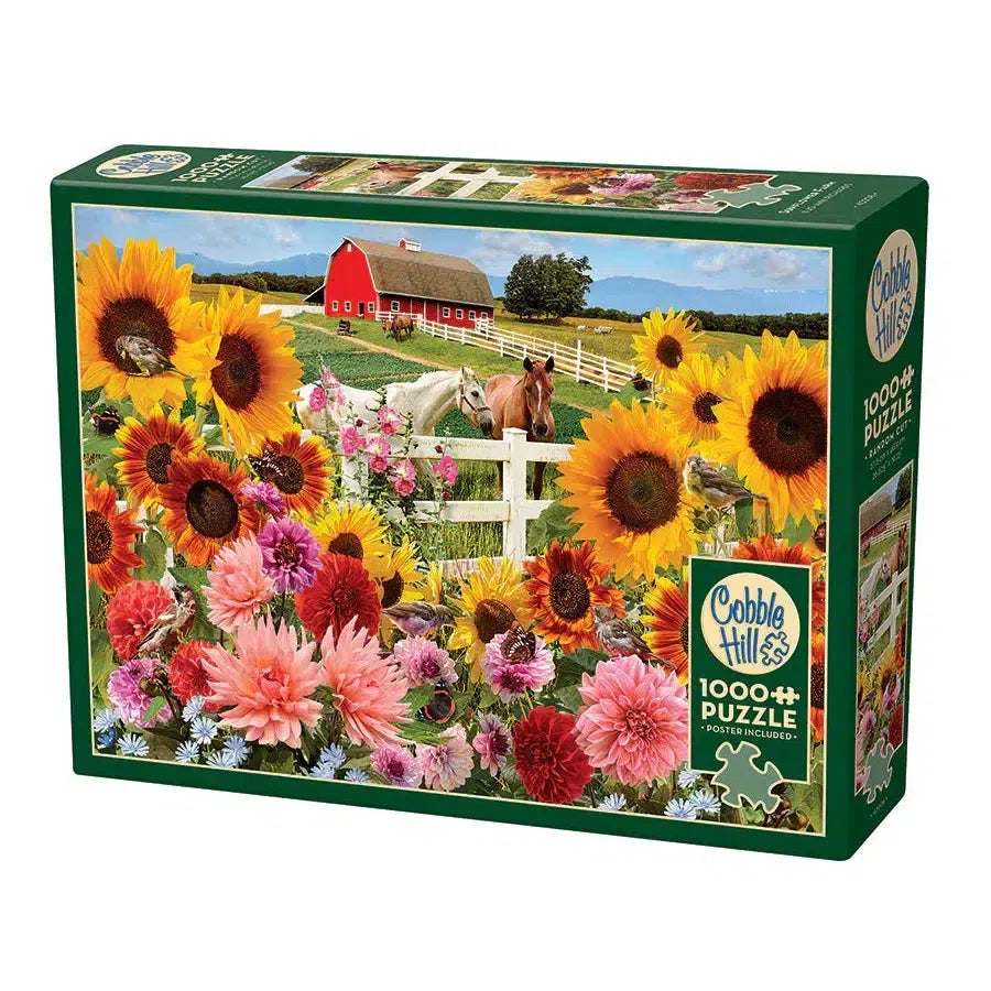 Sunflower Farm 1000 Piece Jigsaw Puzzle Cobble Hill