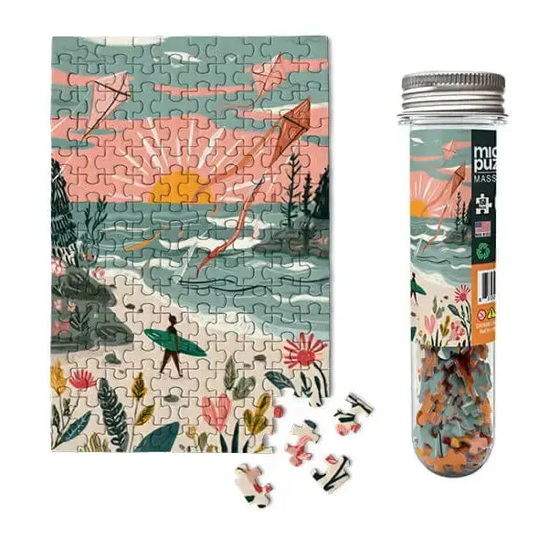 Sunrise Beach Surf 150 Piece Mini Jigsaw Puzzle Micro Puzzles