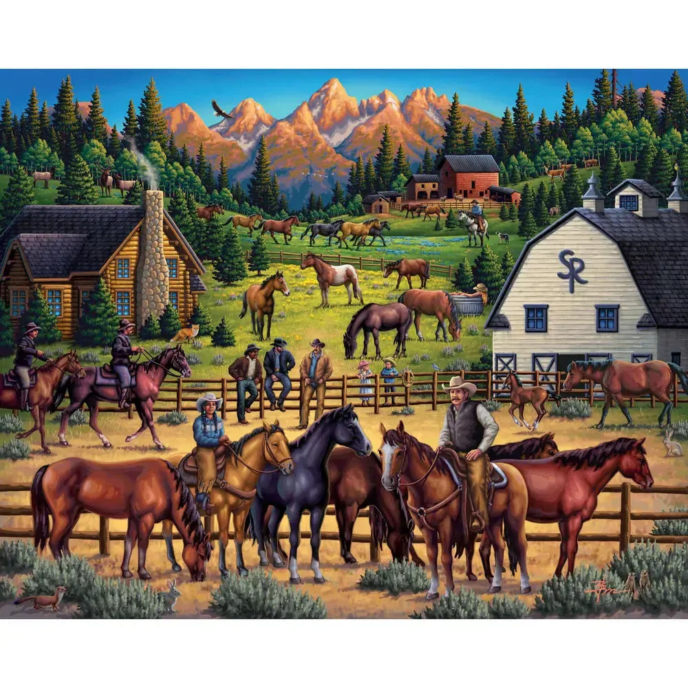 Sunrise Ranch 1000 Piece Jigsaw Puzzle Boardwalk