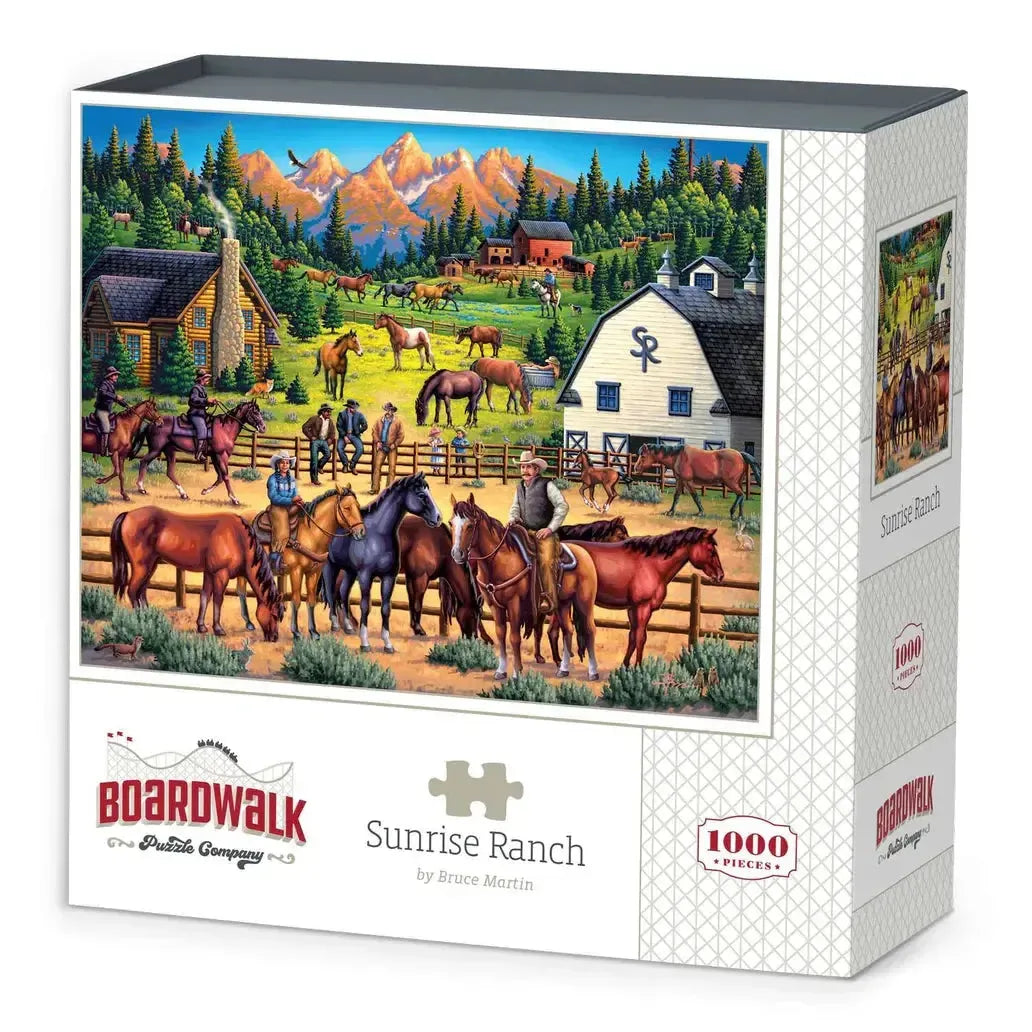 Sunrise Ranch 1000 Piece Jigsaw Puzzle Boardwalk