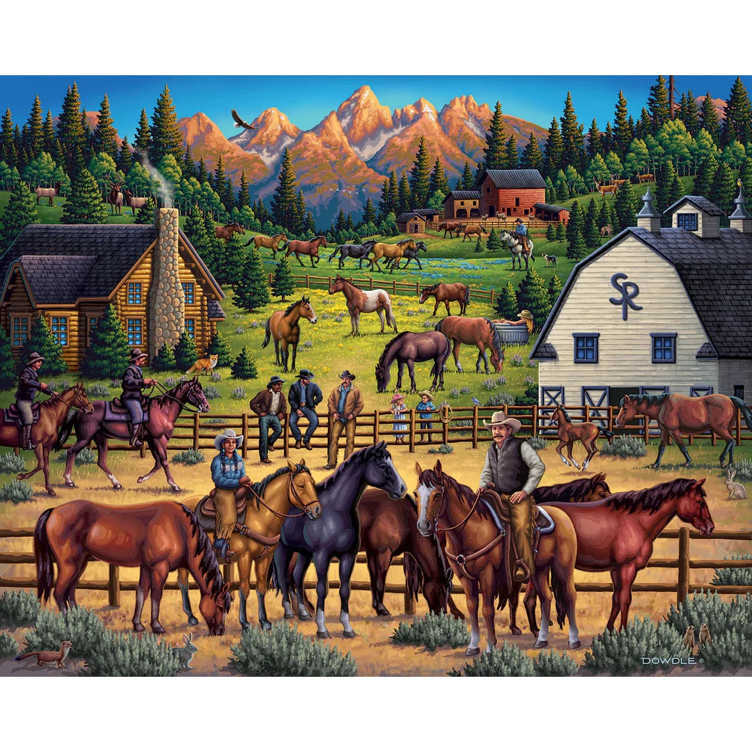 Sunrise Ranch 1000 Piece Jigsaw Puzzle Dowdle