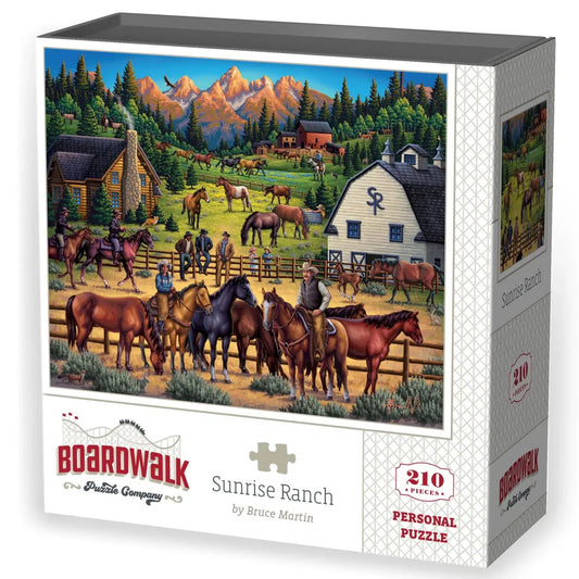 Sunrise Ranch 210 Piece Jigsaw Puzzle Boardwalk