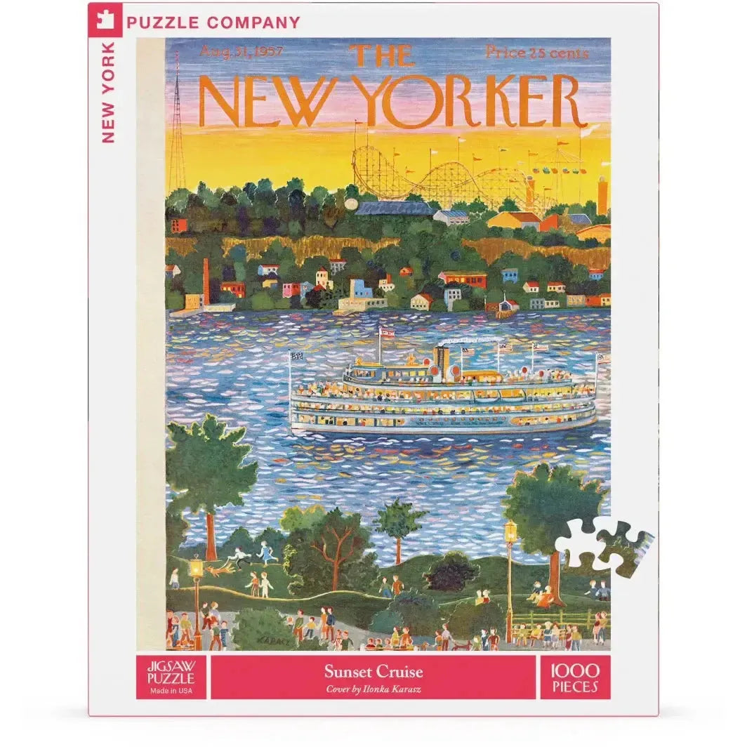 Sunset Cruise 1000 Piece Jigsaw Puzzle NYPC
