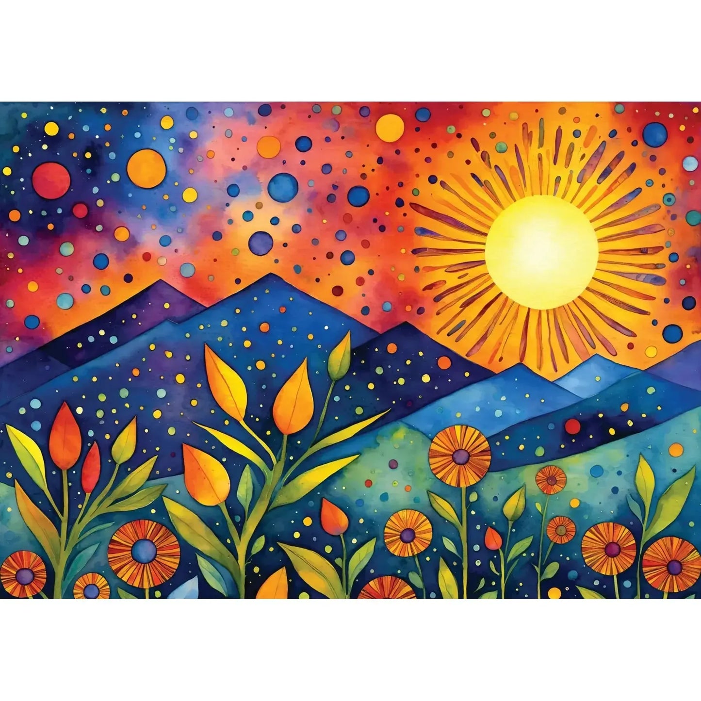 Sunset Rain 1000 Piece Jigsaw Puzzle Enjoy