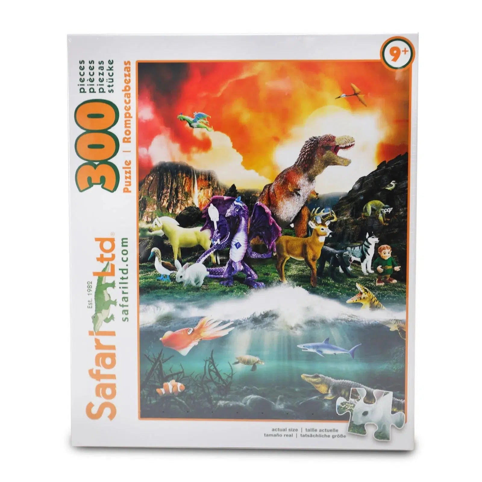 Sunset Splendor 300 Piece Jigsaw Puzzle Safari