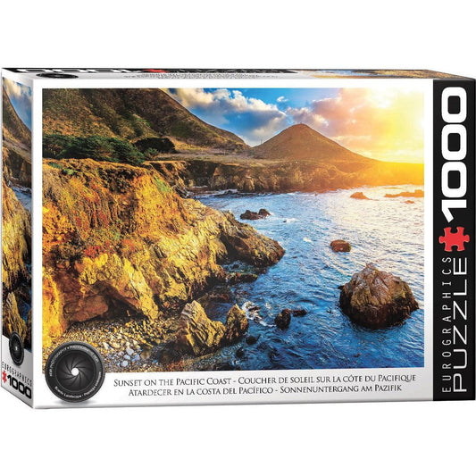 Sunset on the Pacific Coast 1000 Piece Jigsaw Puzzle Eurographics