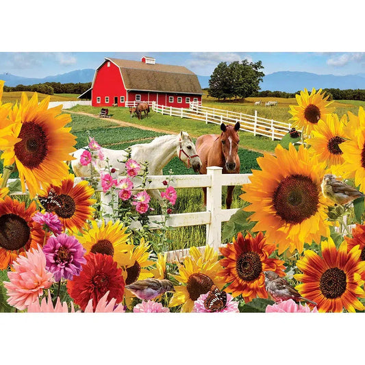 Sunshine Farm 35 Piece Tray Jigsaw Puzzle Cobble Hill