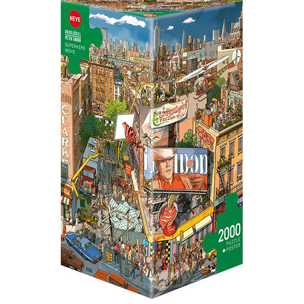 Superhero Movie 2000 Piece Jigsaw Puzzle Heye