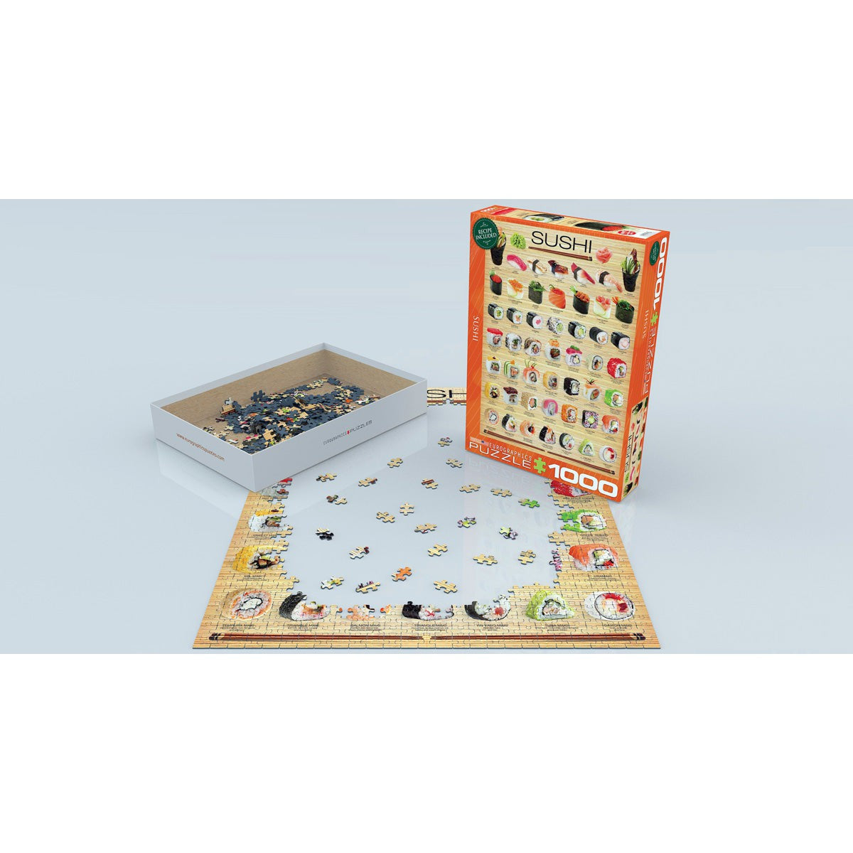 Sushi 1000 Piece Jigsaw Puzzle Eurographics