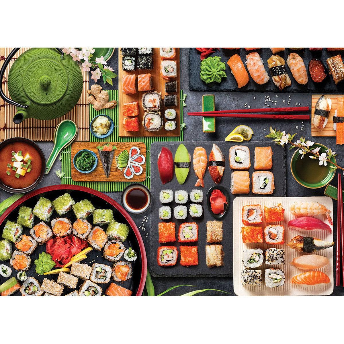 Sushi Table 1000 Piece Jigsaw Puzzle Eurographics