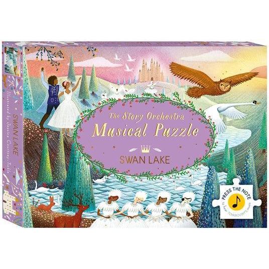 Swan Lake 48 Piece Musical Jigsaw Puzzle Kaddo
