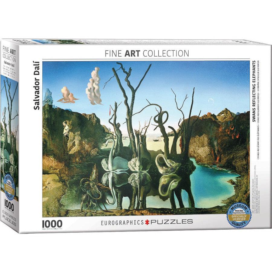 Swans Reflecting Elephants 1000 Piece Jigsaw Puzzle Eurographics