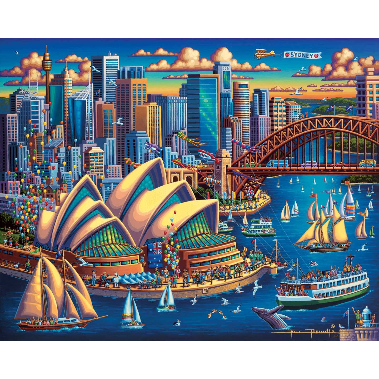 Sydney Opera House 500 Piece Jigsaw Puzzle Dowdle