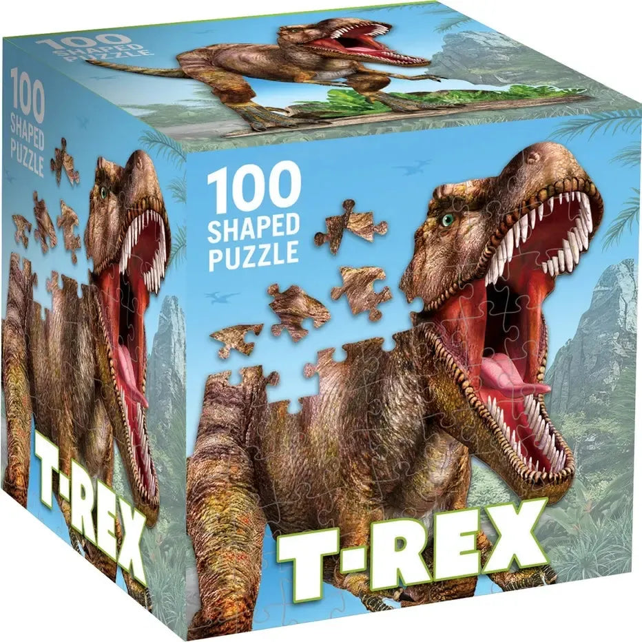 T-Rex 100 Piece Shaped Mini Jigsaw Puzzle MasterPieces