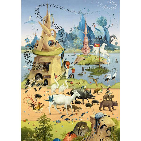 Take a Trip with Hieronymus Bosch 500 Piece Jigsaw Puzzle Heye