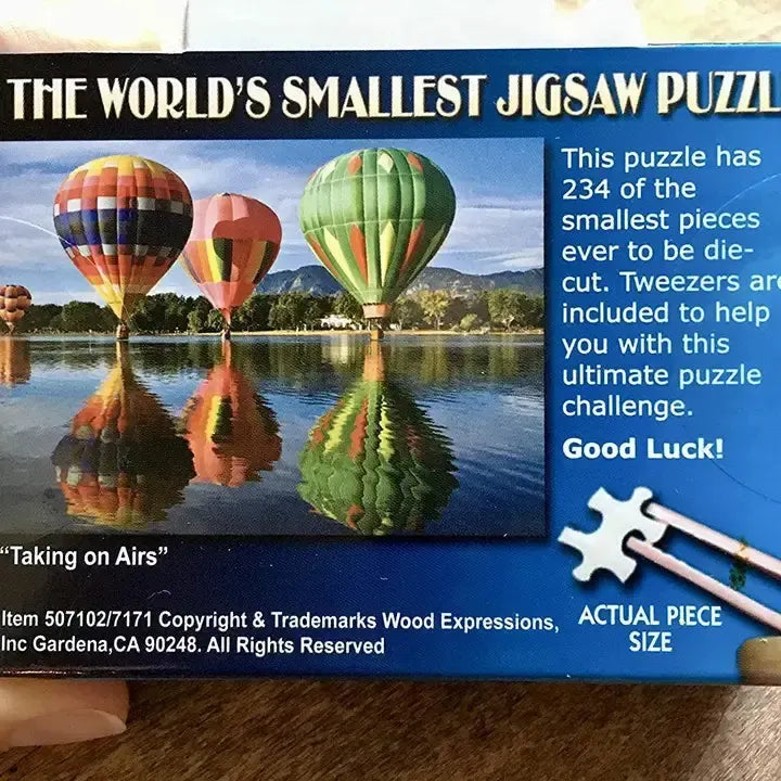 Taking on Airs 234 Piece "World's Smallest" Jigsaw Puzzle TDC