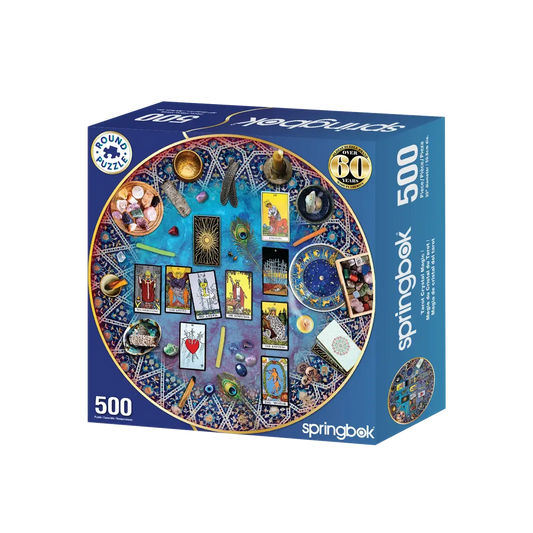 Tarot Crystal Magic 500 Piece Round Jigsaw Puzzle Springbok