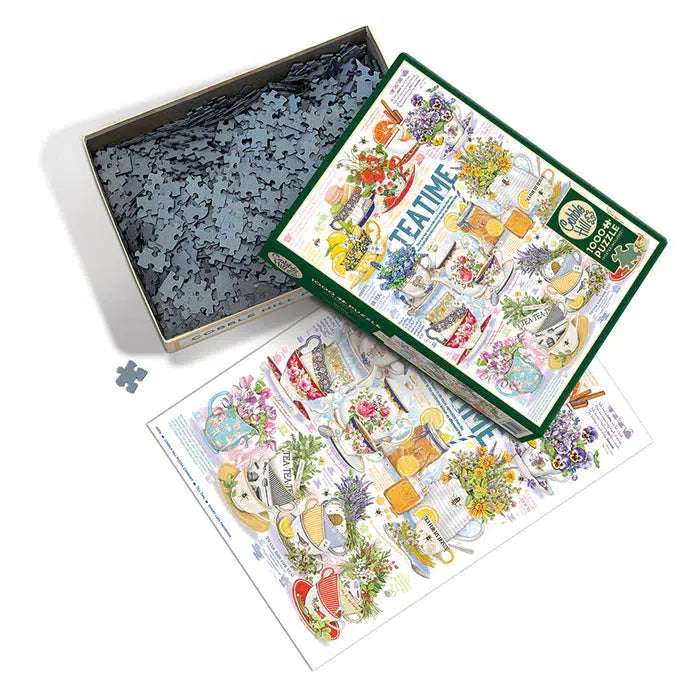 Tea Time 1000 Piece Jigsaw Puzzle Cobble Hill