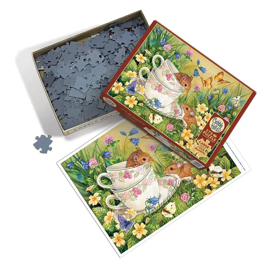 Tea for Two 275 Large Piece Jigsaw Puzzle Cobble Hill