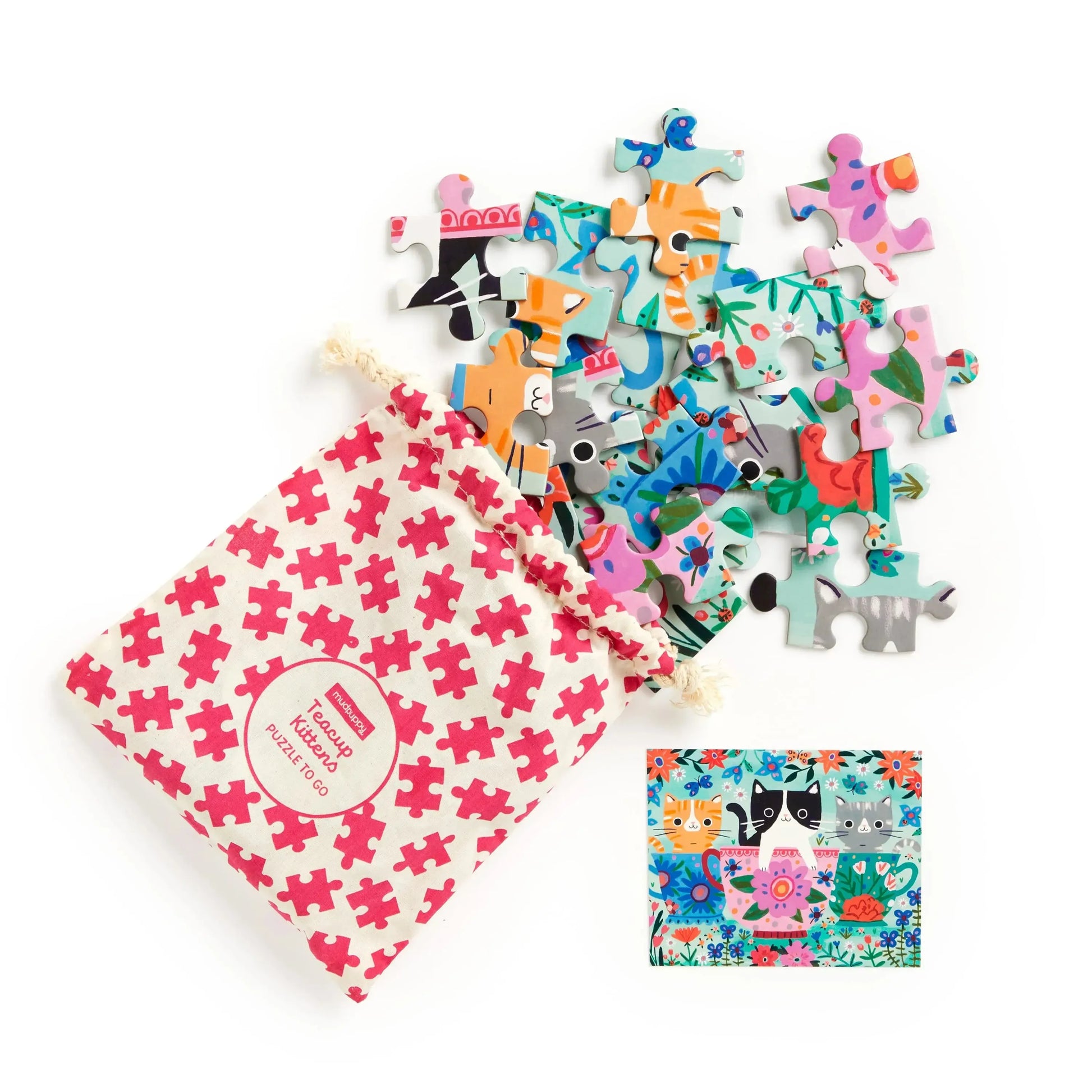Teacup Kittens 36 Piece Mini Jigsaw Puzzle Mudpuppy