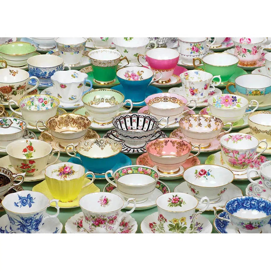 Teacups 1000 Piece Jigsaw Puzzle Cobble Hill