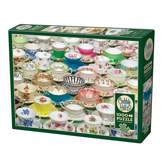 Teacups 1000 Piece Jigsaw Puzzle Cobble Hill