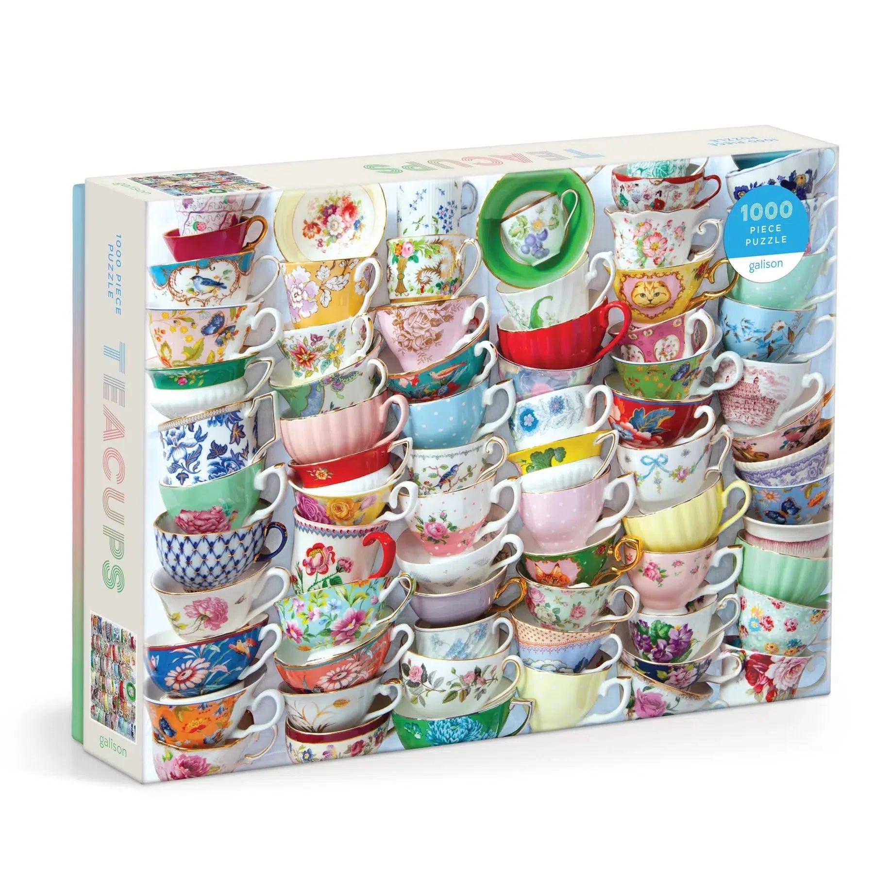 Teacups 1000 Piece Jigsaw Puzzle Galison