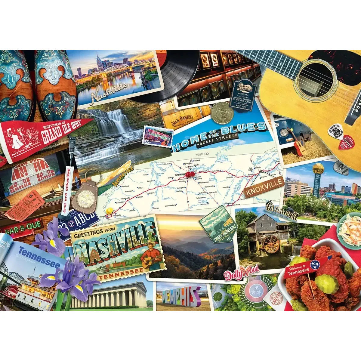 Tennessee Road Trip 1000 Piece Jigsaw Puzzle Eurographics